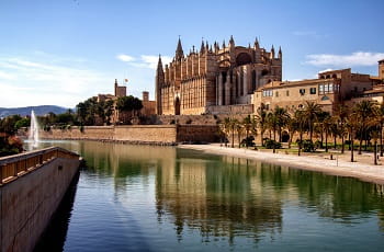 Die Kathedrale von Palma de Mallorca.