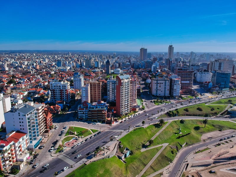 Die Skyline von Buenos Aires, Argentinien.