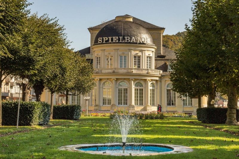 Blick auf die Spielbank in Bad Ems.