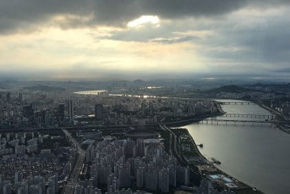 Die Hauptstadt Südkoreas von oben.